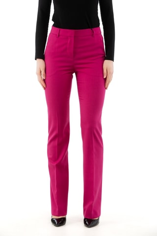 Pantalon chino en laine - Rose