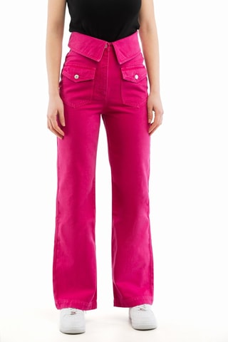 Pantalon droit - Fuchsia