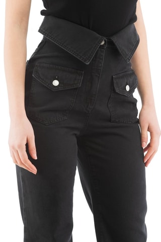 Pantalón recto - Negro