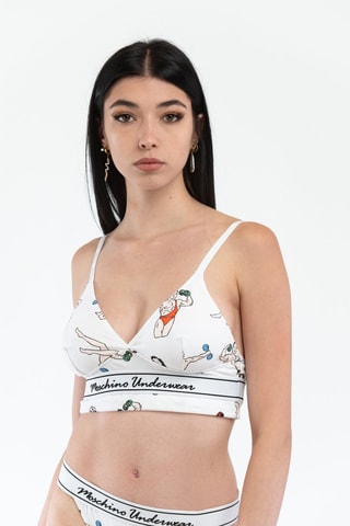 Sujetador deportivo - Blanco y negro