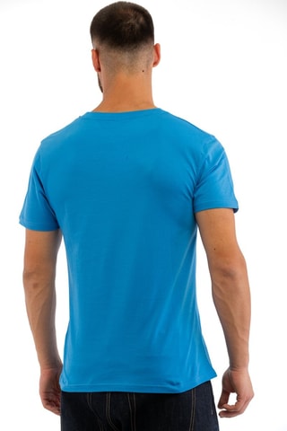 Camiseta - Blanco, azul y marrón