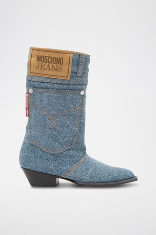 Bottes en jean - Bleu