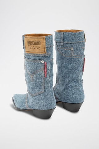 Bottes en jean - Bleu