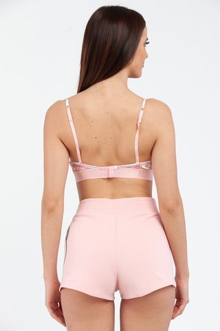 Sujetador - Blanco y rosa