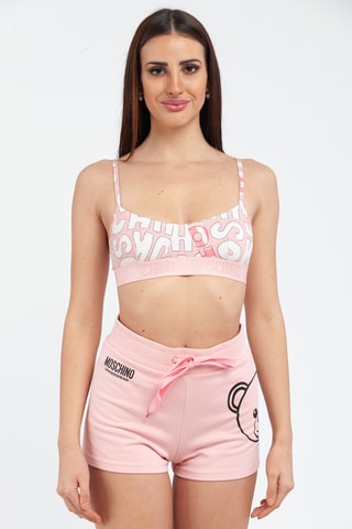 Sujetador - Blanco y rosa