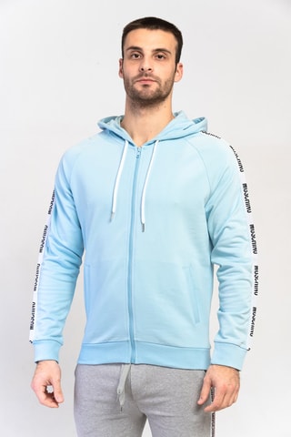 Sweat à capuche - Bleu
