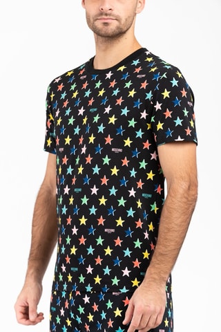 Camiseta - Blanco, negro y rosa