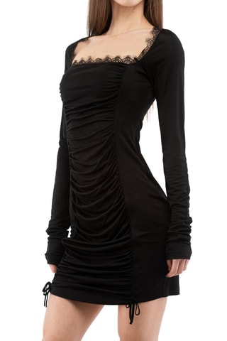 Vestido recto - Negro