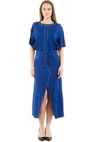 Vestido camisero - Azul