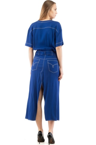 Vestido camisero - Azul