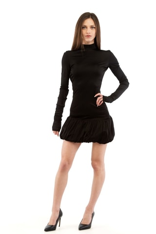 Vestido globo - Negro