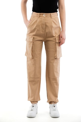 Pantalon cargo - Beige