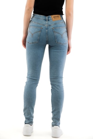 Jean slim en soie - Bleu