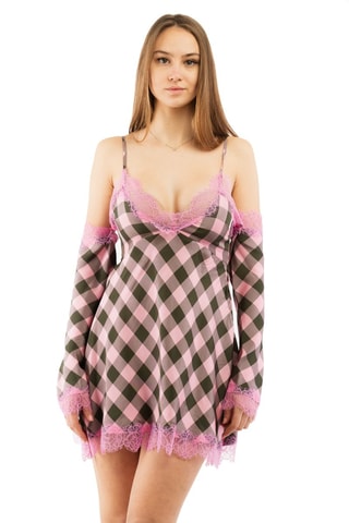 Robe patineuse - Noir et rose