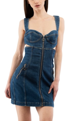 Vestido recto - Azul