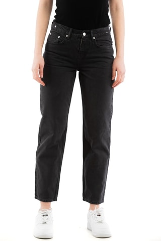 Pantalon droit en laine - Noir