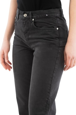 Pantalon droit en laine - Noir