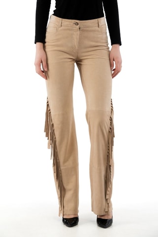 Pantalon droit - Beige