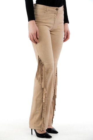 Pantalon droit - Beige
