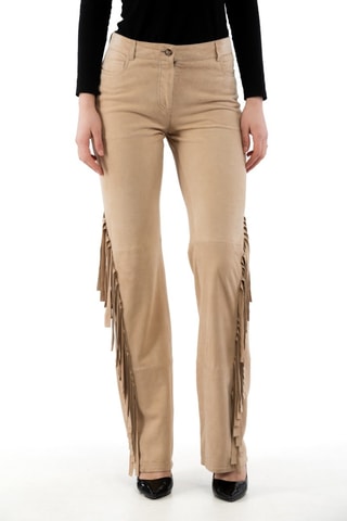 Pantalon droit - Beige