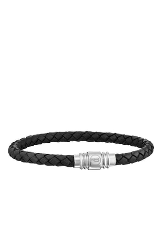 Bracciale in pelle - Nero