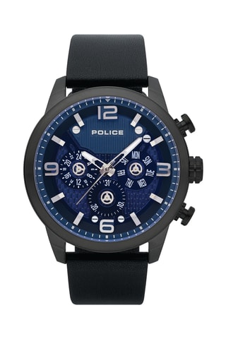 Quartz Horloge - Zwart en Donkerblauw