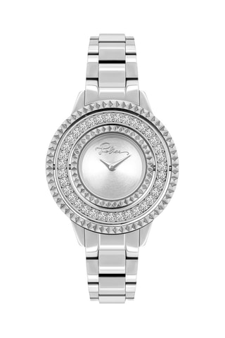 Montre à quartz en acier - Argenté