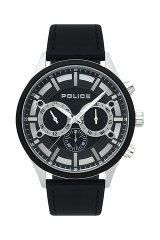 Leren Quartz Horloge - Zwart