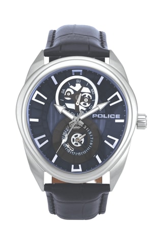 Quartz Horloge - Blauw en zilverkleurig