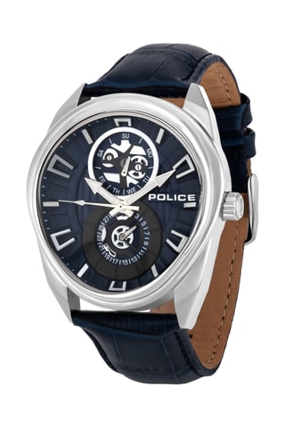 Quartz Horloge - Blauw en zilverkleurig