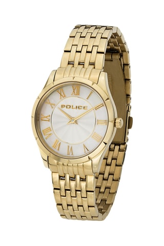 Montre à quartz en acier - Doré et argenté