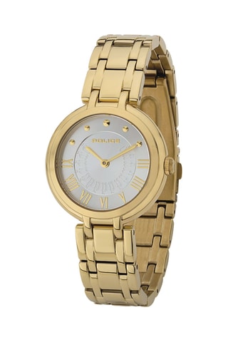 Montre à quartz en acier - Doré et argenté