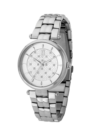 Stalen Quartz Horloge - Zilverkleurig