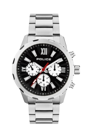 Montre à quartz - Argenté et noir