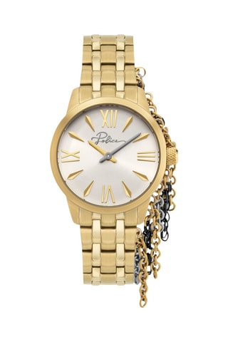 Montre à quartz en acier en acier - Doré