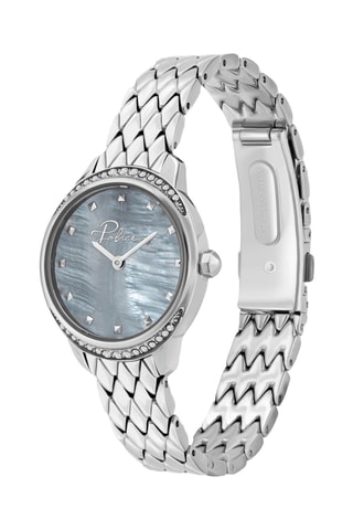 Montre à quartz en acier - Argentée et gris