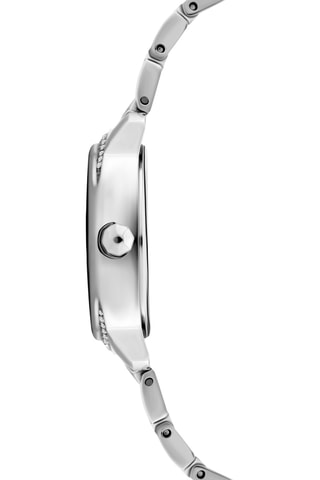 Montre à quartz en acier - Argentée et gris