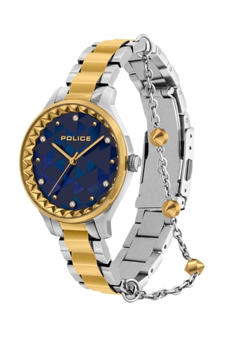 Montre à quartz en acier - Argenté et doré