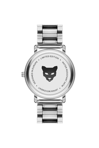 Montre à quartz en acier Mariazell - Argenté et noir