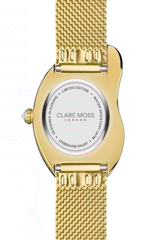 Montre à quartz en acier Old money - Doré et vert