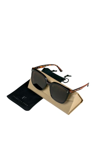 Lunettes de soleil polarisées femme Fashionista - Catégorie 3 - Jaune foncé et marron foncé