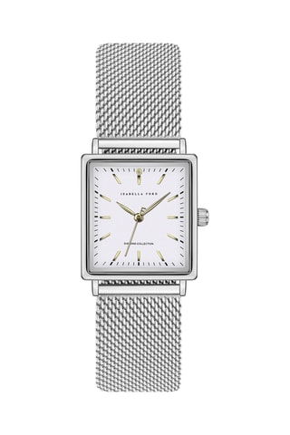 Montre à quartz en acier Rosalie - Argenté