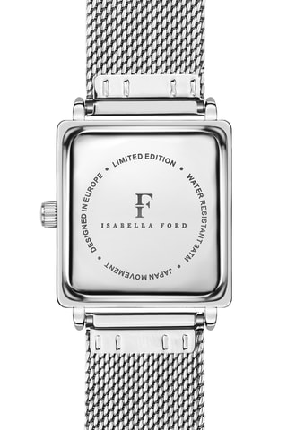 Montre à quartz en acier Rosalie - Argenté