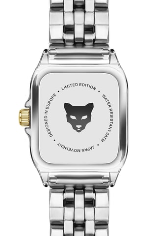 Montre à quartz en acier Palermo - Argenté et doré