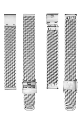 Montre à quartz en acier Palermo - Argenté et doré