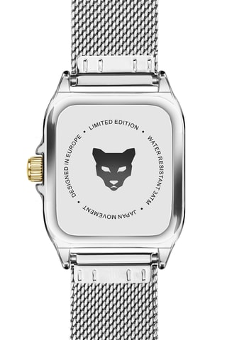 Montre à quartz en acier Palermo - Argenté et doré