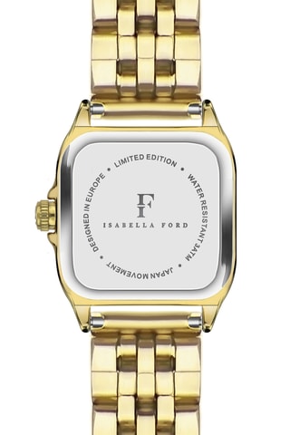 Montre à quartz en acier Royale - Doré