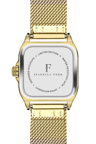 Montre à quartz en acier Royale - Doré