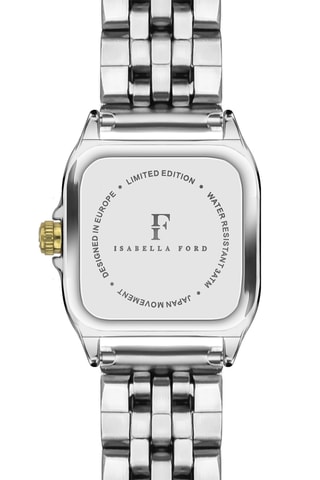 Montre à quartz en acier Vivienne - Argenté et doré