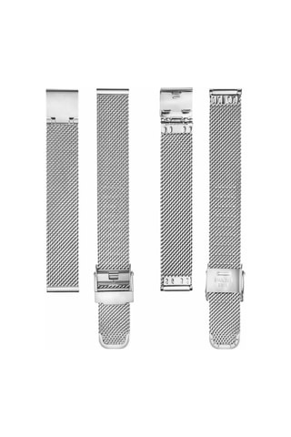 Montre à quartz en acier et diamant Isaure